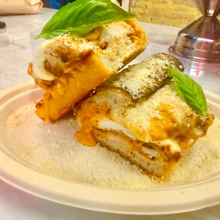 Chicken Vodka Parmesan Sandwich