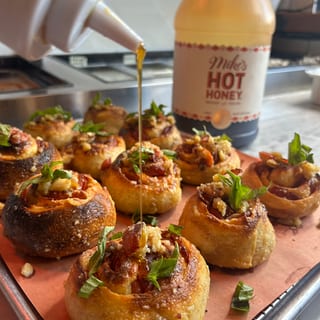 Pepperoni Hot Honey Knots