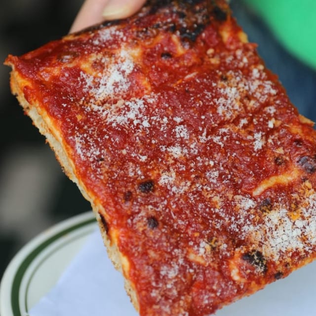 Square Cheese Slice.
