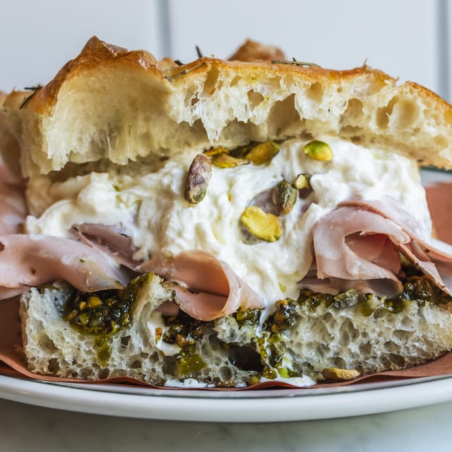 Mortadella Sandwich.