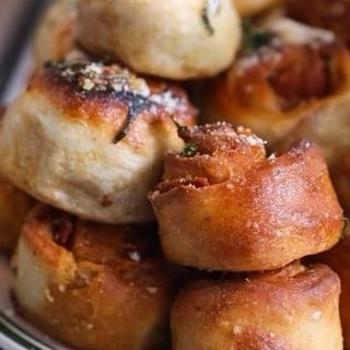 Pepperoni Hot Honey Knots