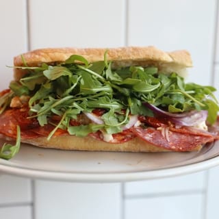 Spicy Salami Sandwich